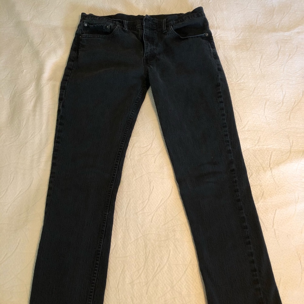 Levis 511 Stretch Jeans Black 36x34